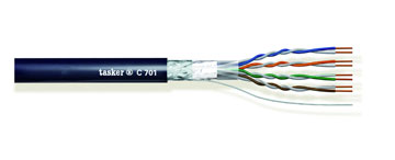 LAN cable 5e S.F-U.T.P. 4x2x0,14 mm²