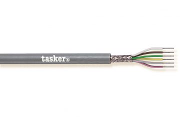 Tinned copper braided shielded cable 24 x 0,15