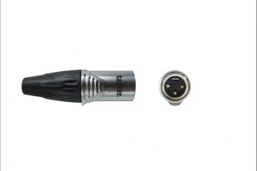 XLR 3 Pin Male Connector - Gold plated contacts