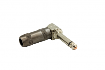 Jack 6.35 Mono Male 90° connector - Metal