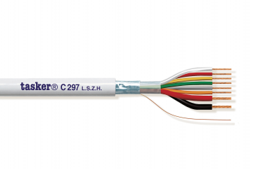 Alarm cable  6x0,22 + 2x0,50 in L.S.Z.H.