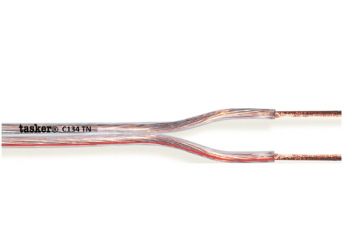 Divisible transparent flat cable 2x4,00