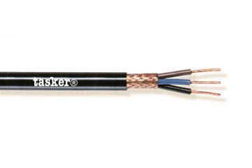 Red copper braided shielded cables 8 x 1,00 - CPR